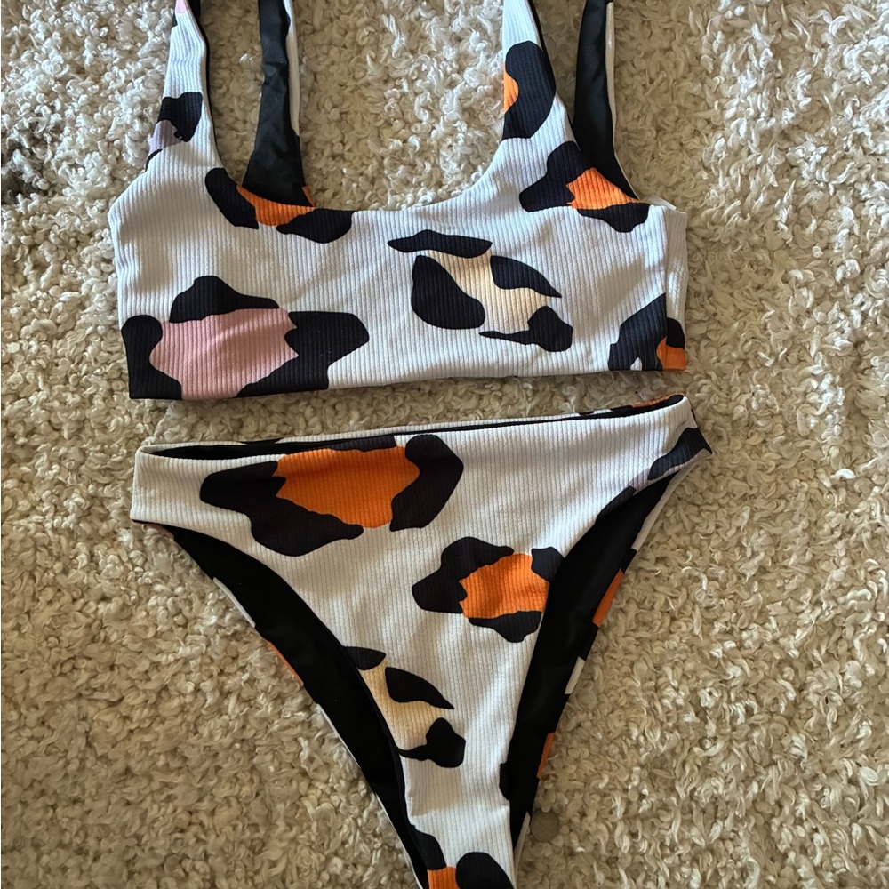 SHEIN Multicolor Camo Bikini